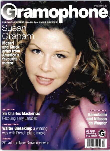 Gramophone – April 2001 Cover