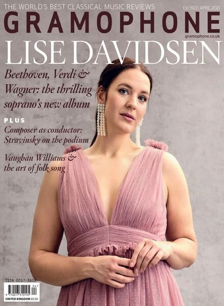 Gramophone – April 2021 Cover
