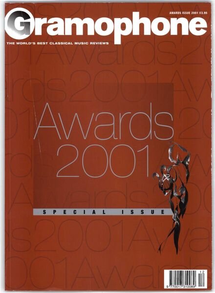 Gramophone – Awards 2001 Cover