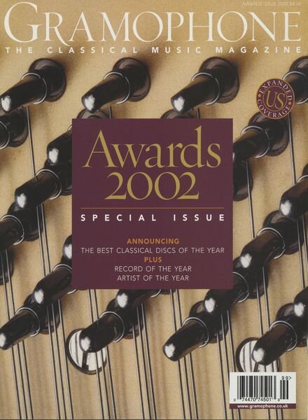 Gramophone – Awards 2002 Cover