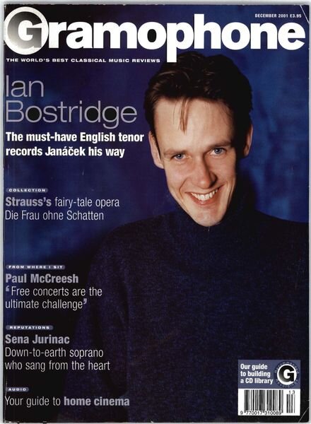 Gramophone – December 2001 Cover