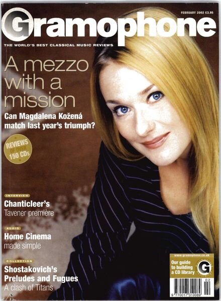 Gramophone – February 2002 Cover