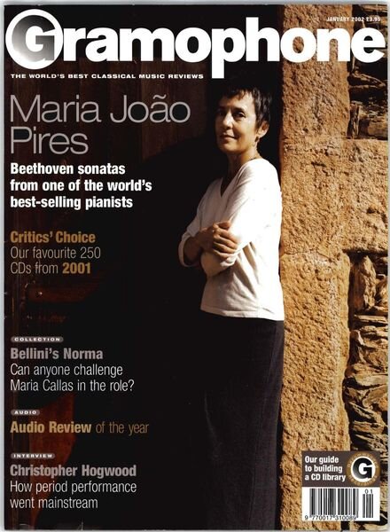 Gramophone – January 2002 Cover