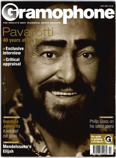 Gramophone – July 2001 Cover
