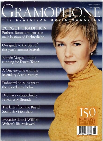 Gramophone – May 2002 Cover
