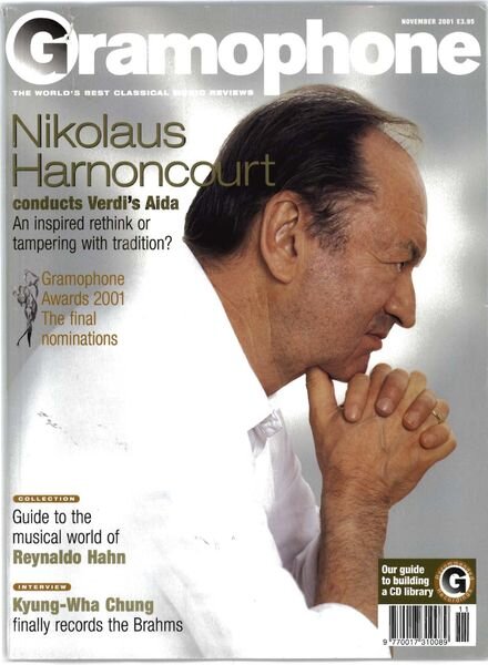 Gramophone – November 2001 Cover