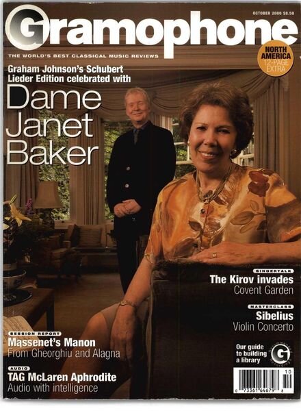 Gramophone – October 2000 Cover