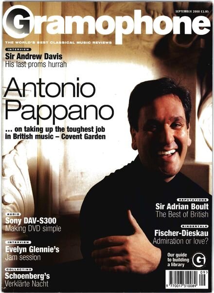 Gramophone – September 2000 Cover