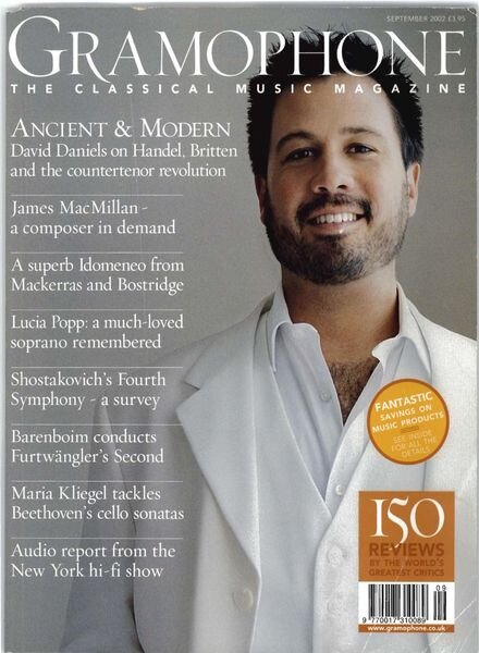 Gramophone – September 2002 Cover