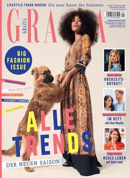 GRAZIA – 25 Februar 2021 Cover