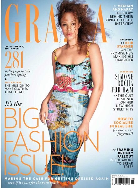 Grazia UK – 08 March 2021 Cover