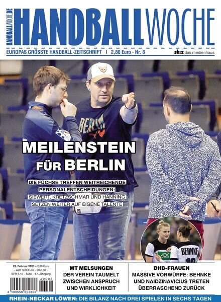 HANDBALLWOCHE – 23 Februar 2021 Cover