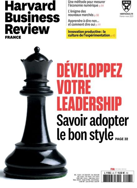 Harvard Business Review France – Fevrier-Mars 2021 Cover
