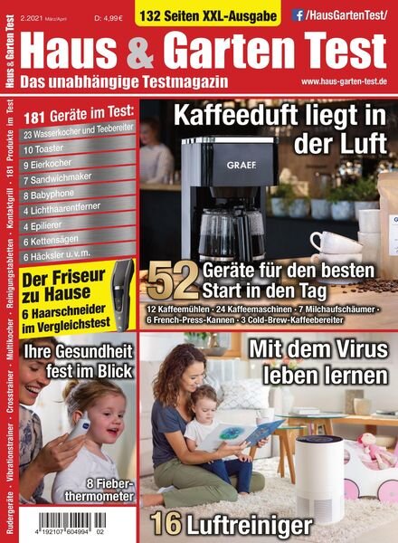 HAUS & GARTEN TEST – 26 Februar 2021 Cover