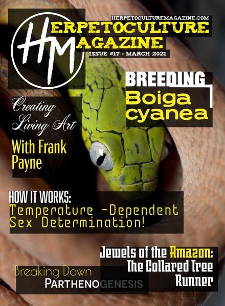 Herpetoculture Magazine – March 2021 Cover