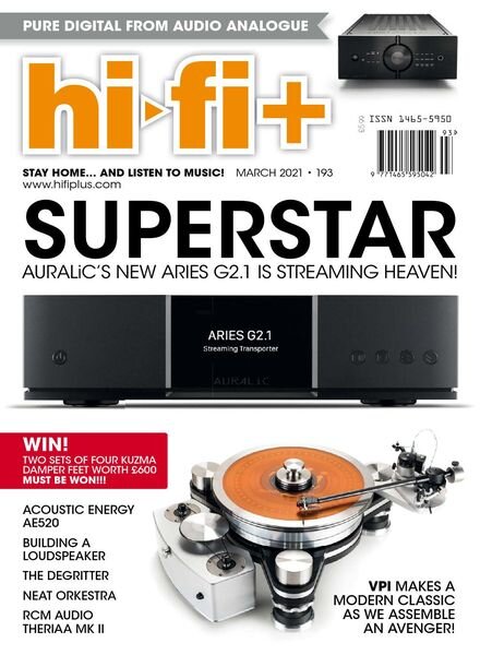 Hi-Fi+ – Issue 193 – March 2021 Cover