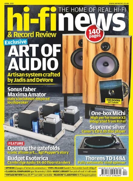 Hi-Fi News – April 2021 Cover