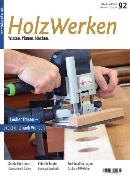 HolzWerken – Marz-April 2021 Cover