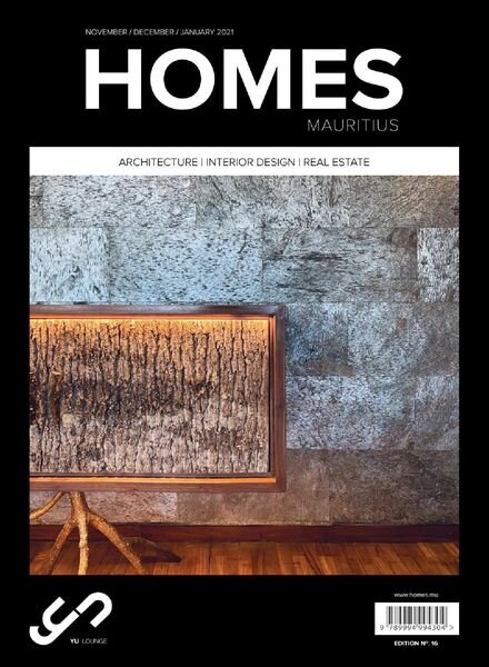Homes Mauritius – November-December 2020-January 2021 Cover