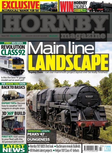 Hornby Magazine – Issue 165 – March 2021 Cover