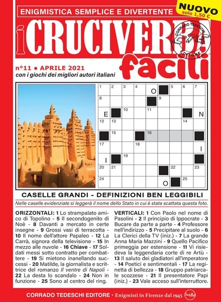 I Cruciverba Facili – aprile 2021 Cover
