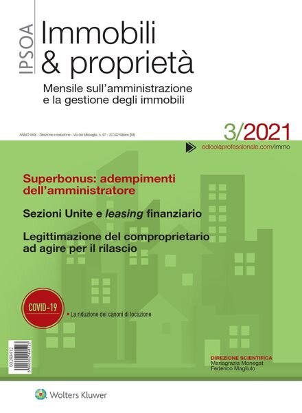 Immobili & proprieta – Marzo 2021 Cover