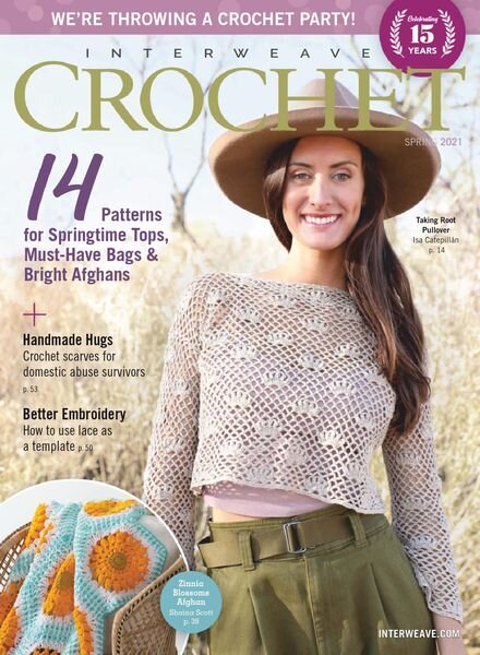 Interweave Crochet – February 2021 Cover