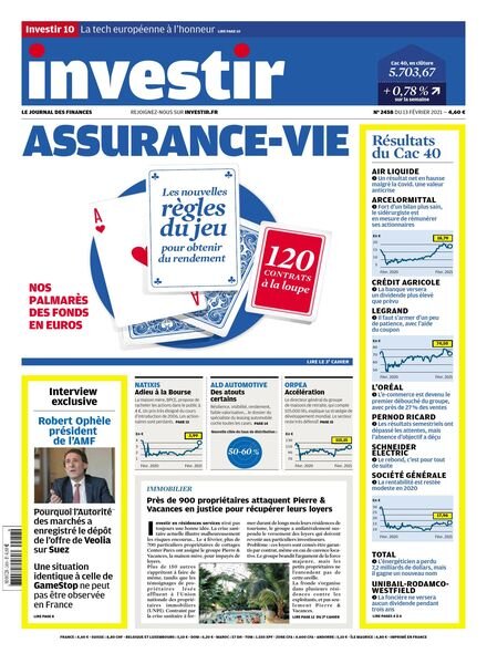 Investir – 13 Fevrier 2021 Cover