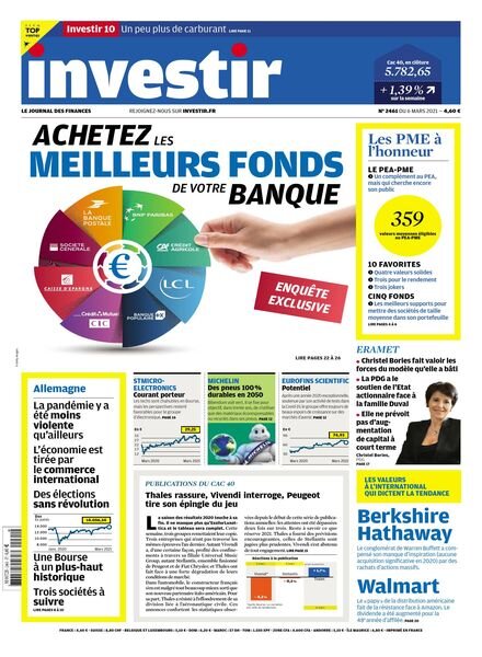 Investir – 6 Mars 2021 Cover