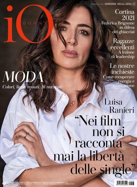Io Donna del Corriere della Sera – 13 febbraio 2021 Cover