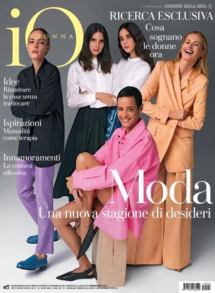 Io Donna del Corriere della Sera – 27 febbraio 2021 Cover