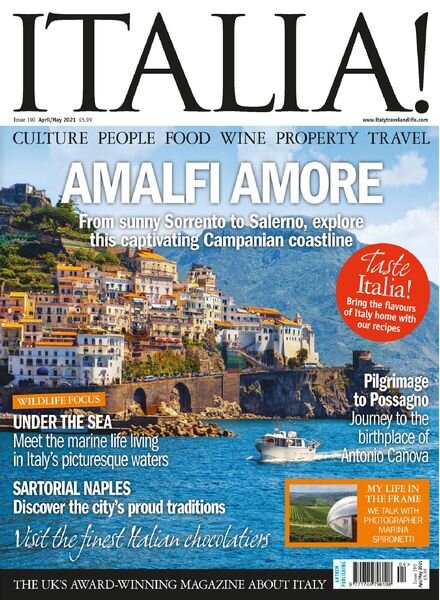 Italia! Magazine – April 2021 Cover