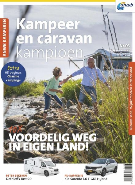 Kampeer & Caravan Kampioen – maart 2021 Cover