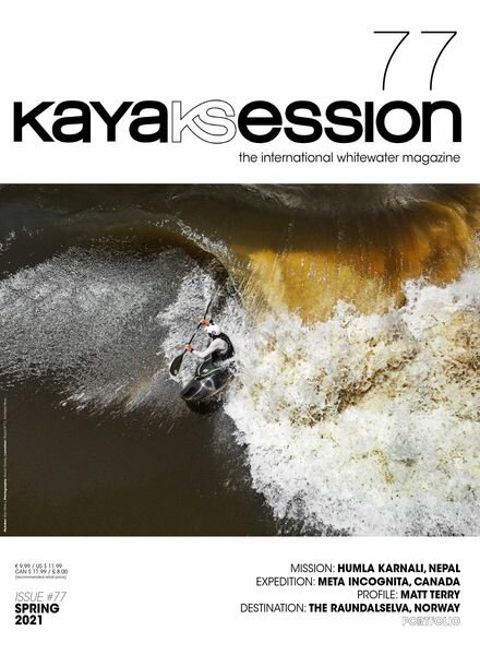 Kayak Session Magazine – March 2021 Cover