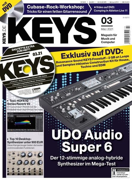 Keys – Marz 2021 Cover