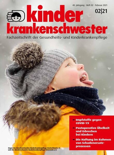 Kinderkrankenschwester – Februar 2021 Cover
