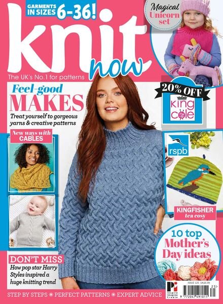 Knit Now – Issue 125 – February 2021 Cover