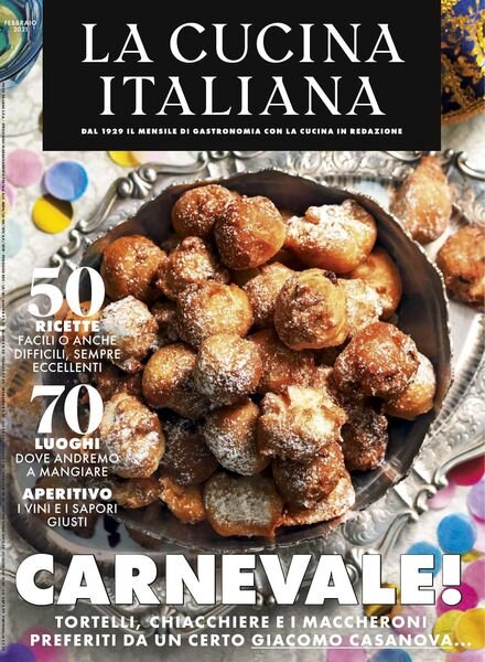 La Cucina Italiana – Febbraio 2021 Cover