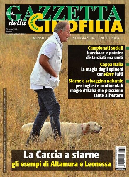 La Gazzetta Della Cinofilia Venatoria – Dicembre 2020 Cover