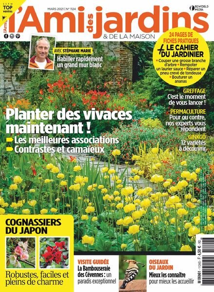 L’Ami des Jardins – mars 2021 Cover