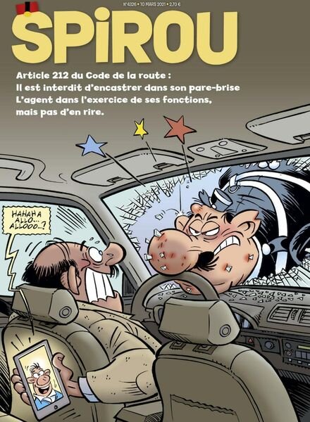 Le Journal de Spirou – 10 Mars 2021 Cover