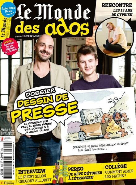 Le Monde des Ados – 3 Mars 2021 Cover