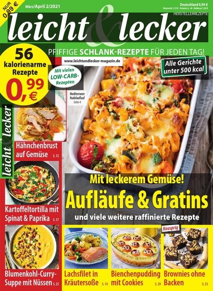 Leicht & Lecker – Marz-April 2021 Cover