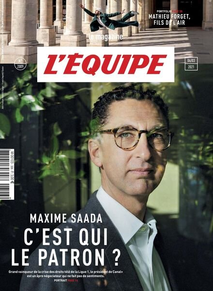 L’Equipe Magazine – 6 Mars 2021 Cover