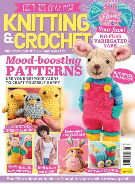 Let’s Get Crafting Knitting & Crochet – April 2021 Cover
