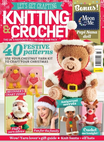 Let’s Get Crafting Knitting & Crochet – Issue 126 – November 2021 Cover