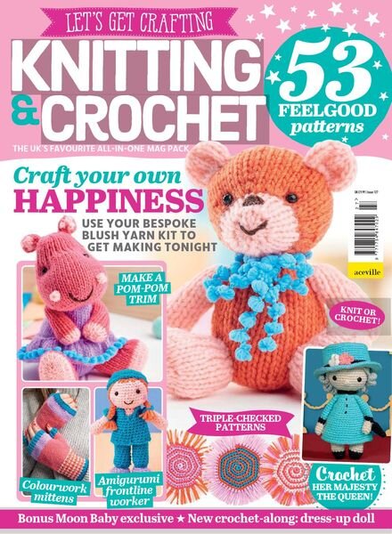 Let’s Get Crafting Knitting & Crochet – Issue 127 – December 2021 Cover