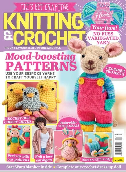 Let’s Get Crafting Knitting & Crochet – Issue 129 – February 2021 Cover