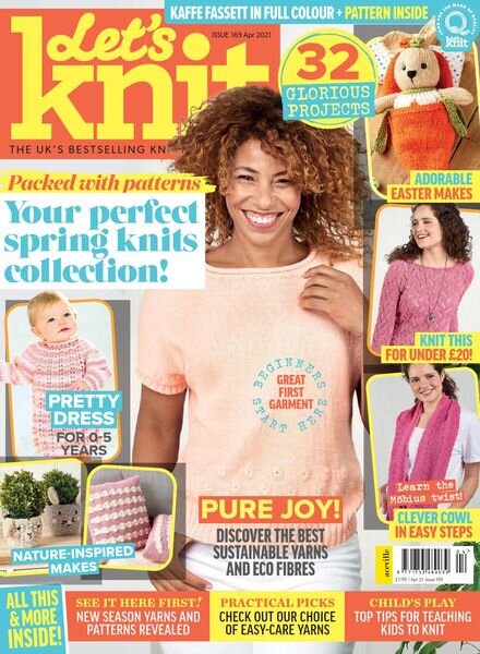 Let’s Knit – Issue 169 – April 2021 Cover