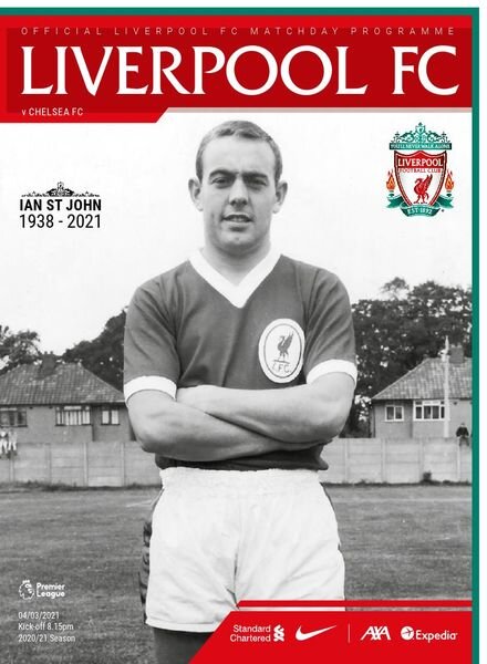 Liverpool FC Programmes – Liverpool FC vs Chelsea 2021 – 4 March 2021 Cover